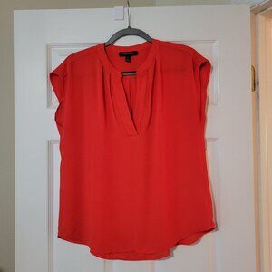 Banana Republic | Orange Blouse, Size S (petite)